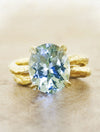 caption:Paired with Kilor wedding band in yellow gold
