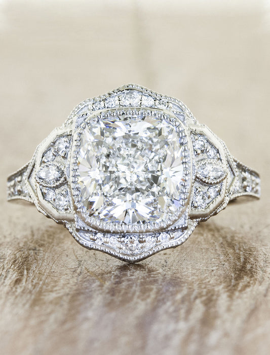 caption:Shown with 3ct diamond in platinum