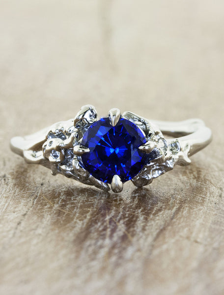 Montana Sapphire Engagement Ring at Allison Neumann Fine Jewelers