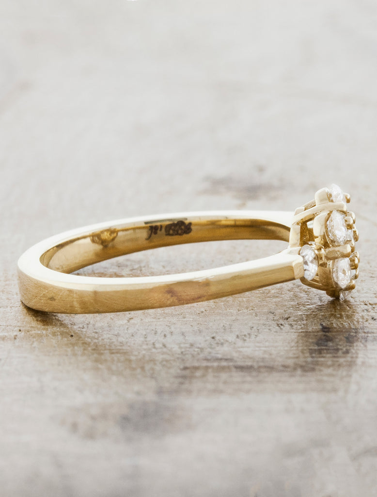 Ken & Dana Design Twila Cluster Engagement Ring