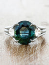 caption:Shown with oval sapphire in platinum