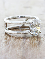 Double Band Vintage-Inspired Oval Ring