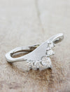 Nature Inspired Tiara Wedding Ring