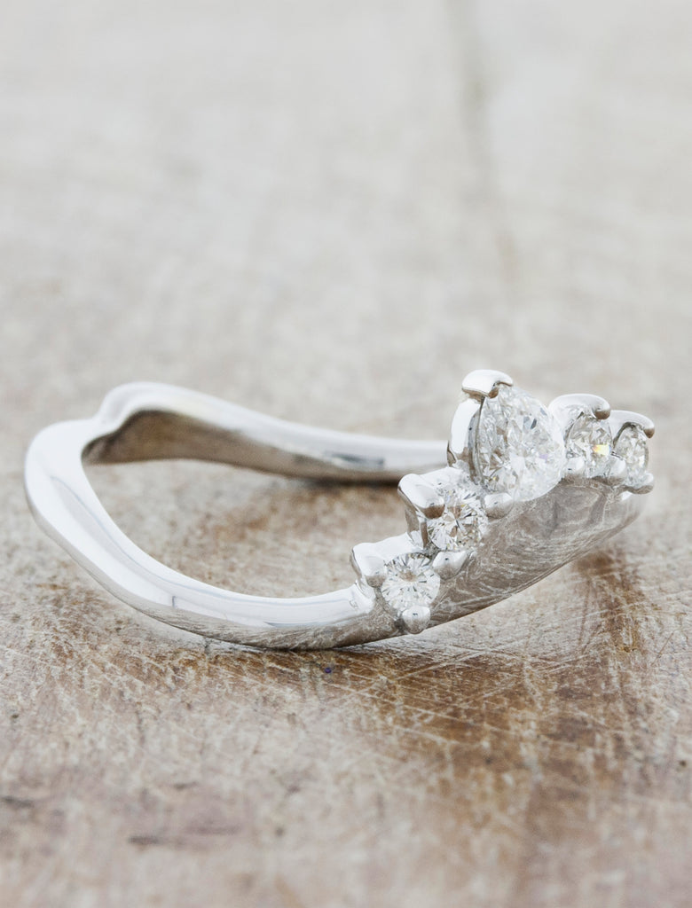 Nature Inspired Tiara Wedding Ring