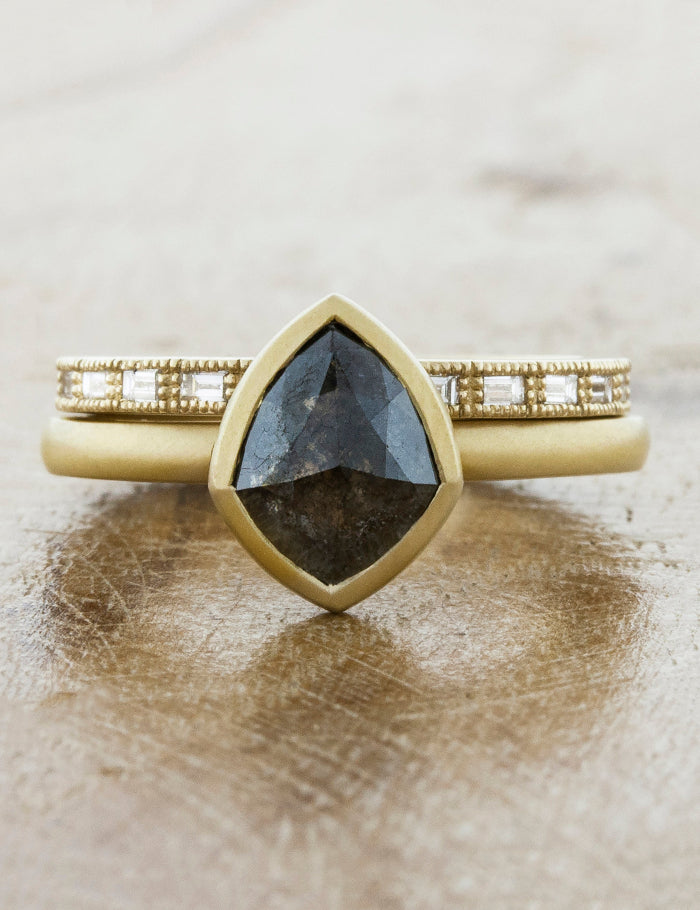caption:Stacked with Iva wedding band