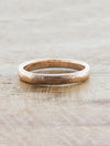 caption:Shown in 14k rose gold with custom fingerprint engraving