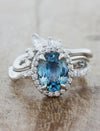 Nature Inspired Tiara Wedding Ring