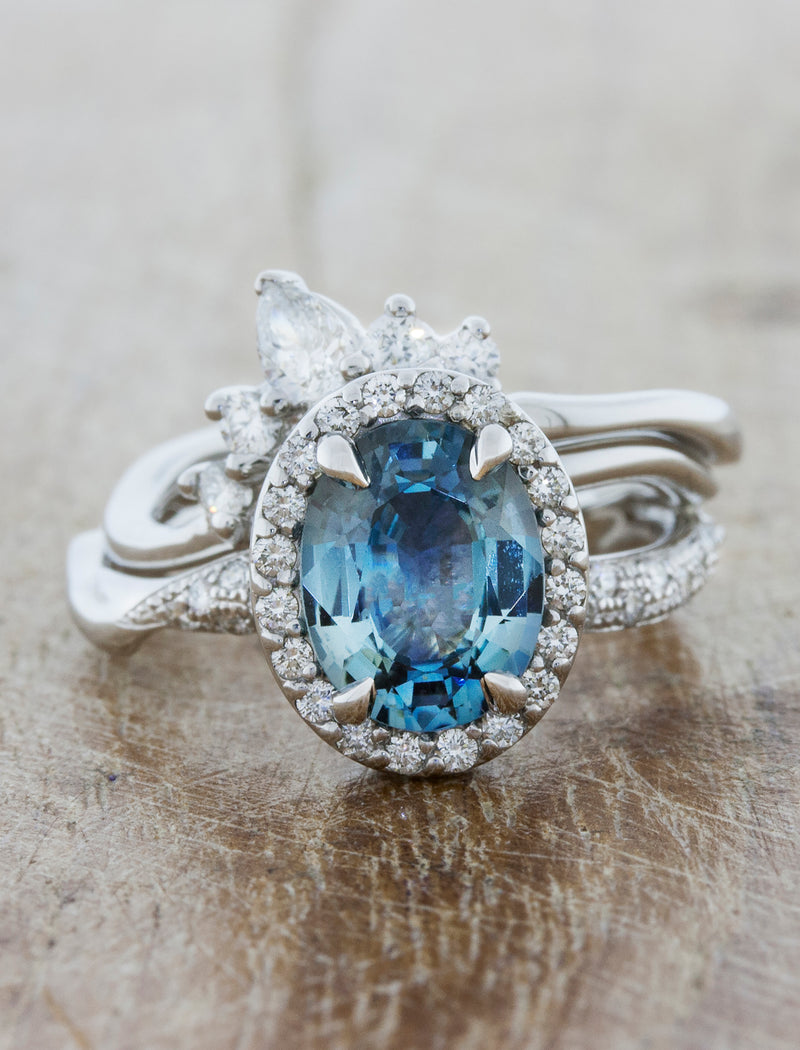 Nature Inspired Tiara Wedding Ring