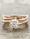 caption:Stacked with Aurora - Diamonds engagement ring