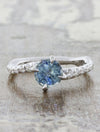 caption:Customized with 1.30ct round sapphire in white gold