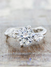 caption:Shown with 1.25ct round diamond in 14k white gold