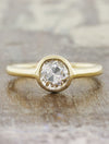 caption:Shown with 0.9ct round diamond in 14k yellow gold