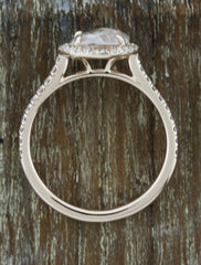 Nature Inspired Rough Diamond Engagement Ring
