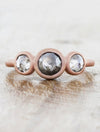 caption:Shown in 14k rose gold, sandblast finish