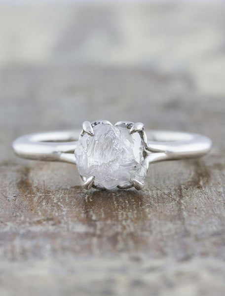 Rough diamond engagement rings Outlet