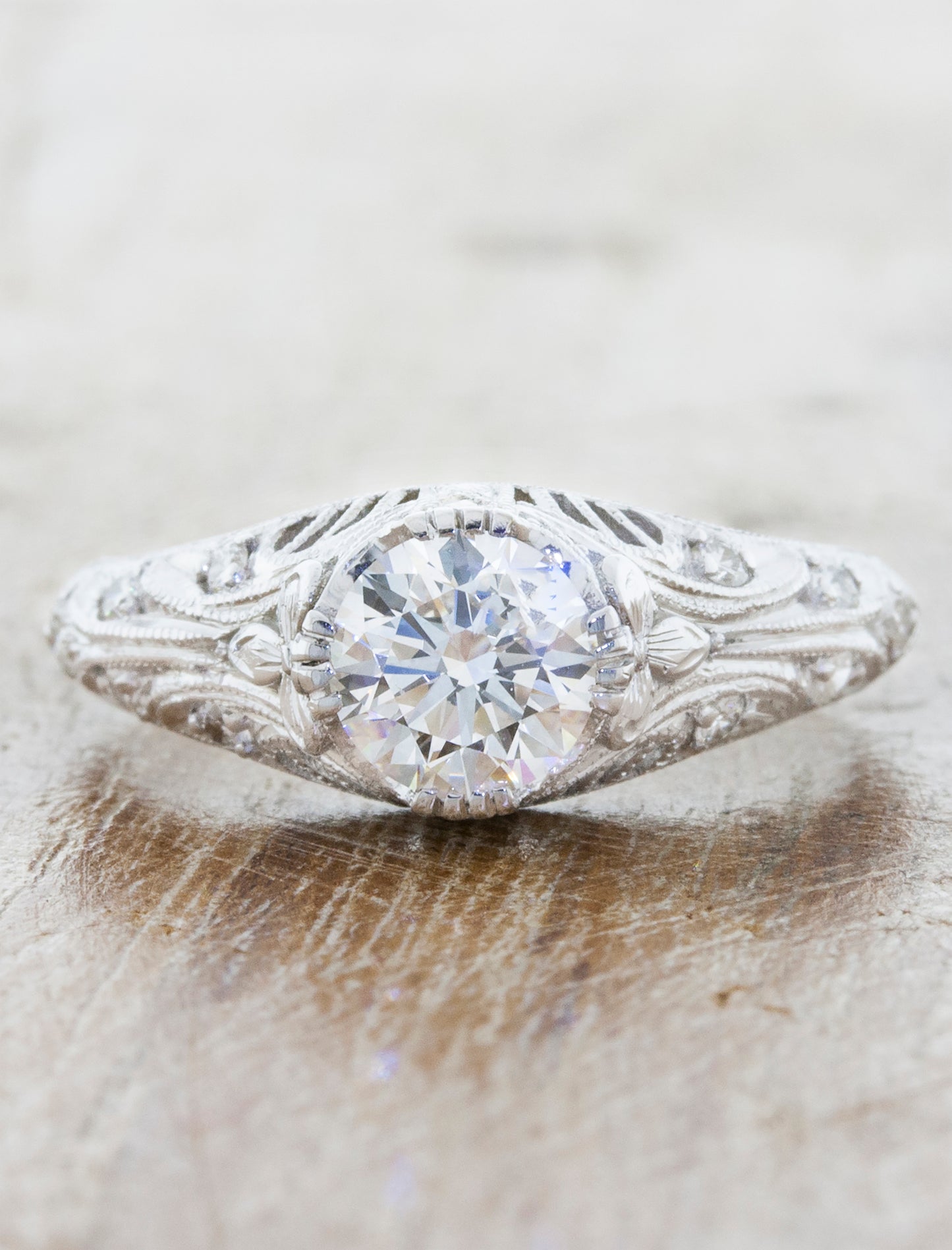 caption:Shown in platinum with a 1ct diamond