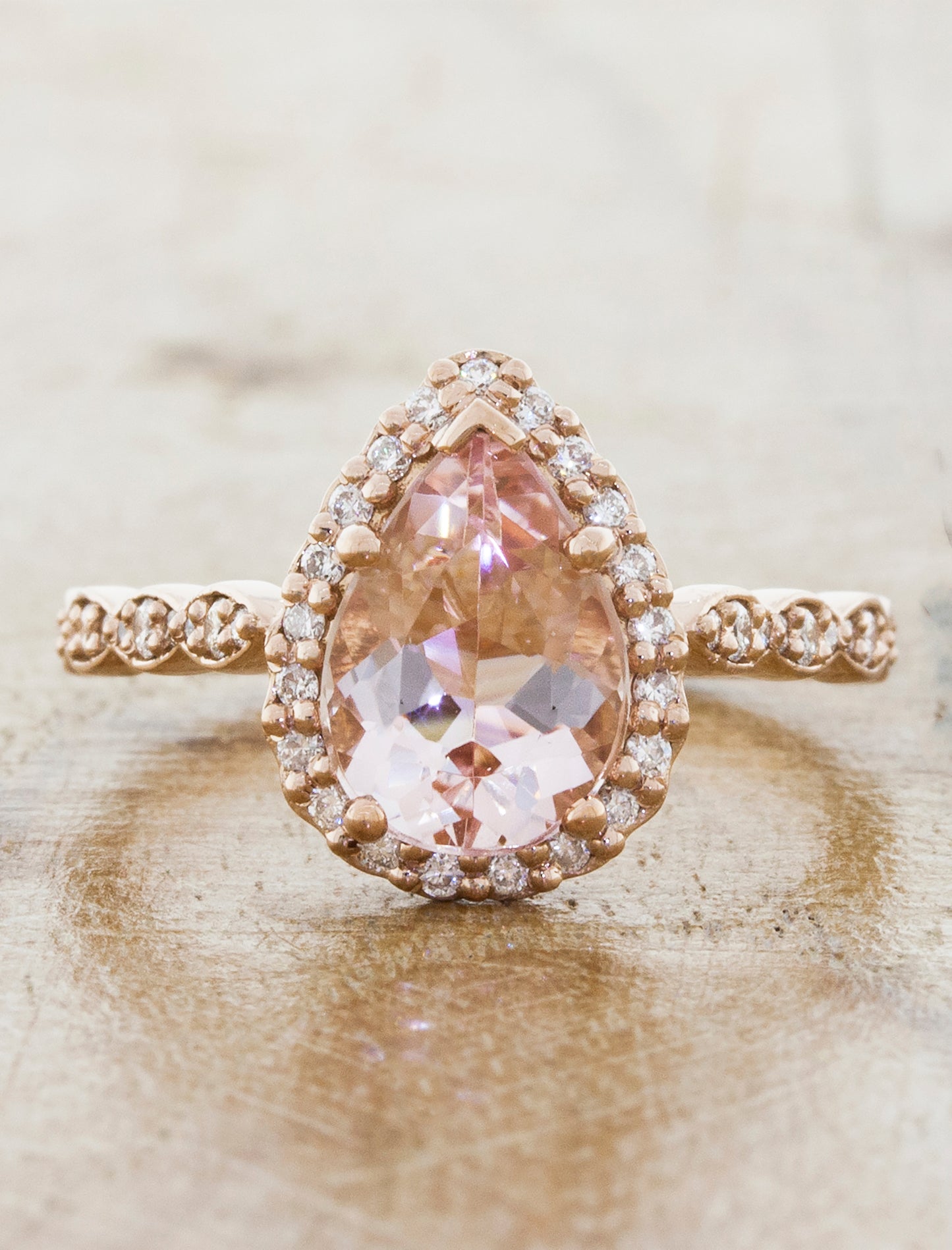 caption:Shown in rose gold 