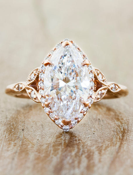 Marquise Three Stone Ring | Skylight Jewelers | Custom Jewelry Design