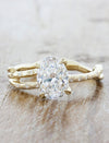 caption:Customized with 1.25ct oval diamond in 14k yellow gold