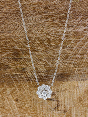 Halo Diamond Design Necklace
