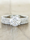 caption:Stacked with Hana engagement ring