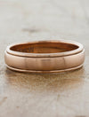 caption:Customized with all rose gold & no hammer texture in satin finish