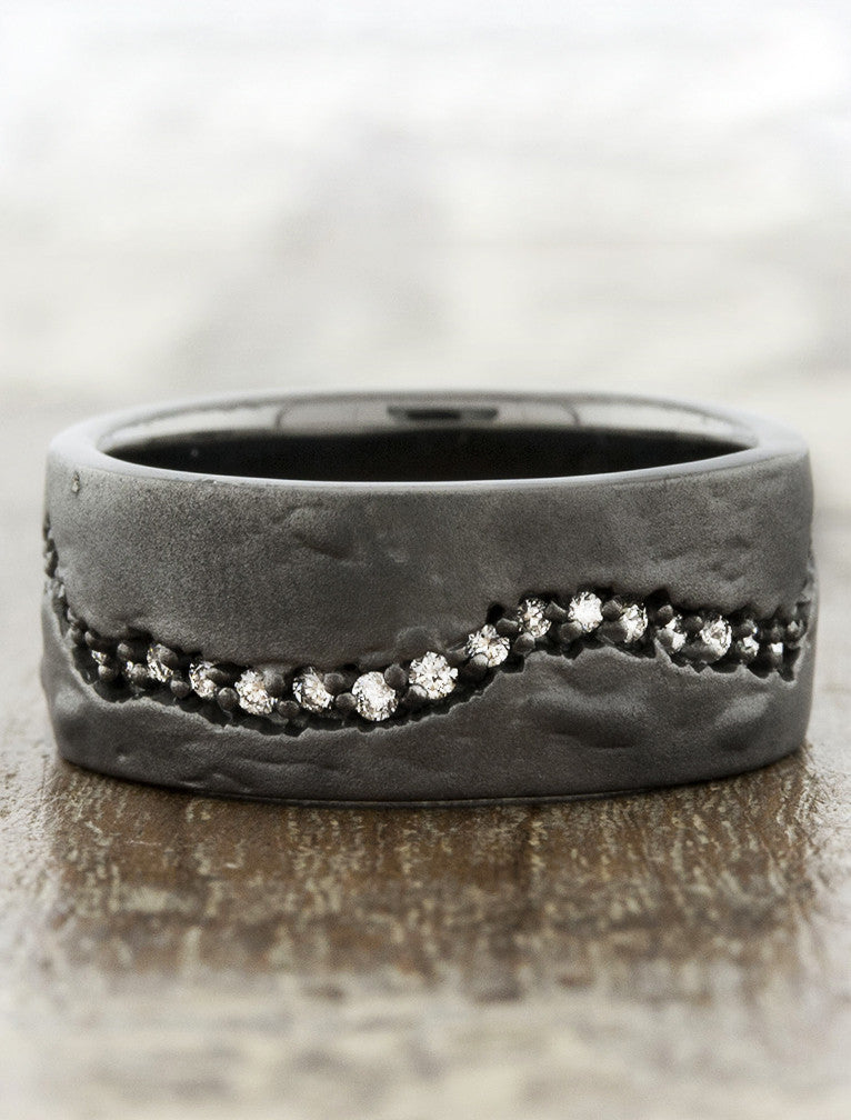 caption:Shown with black rhodium plating