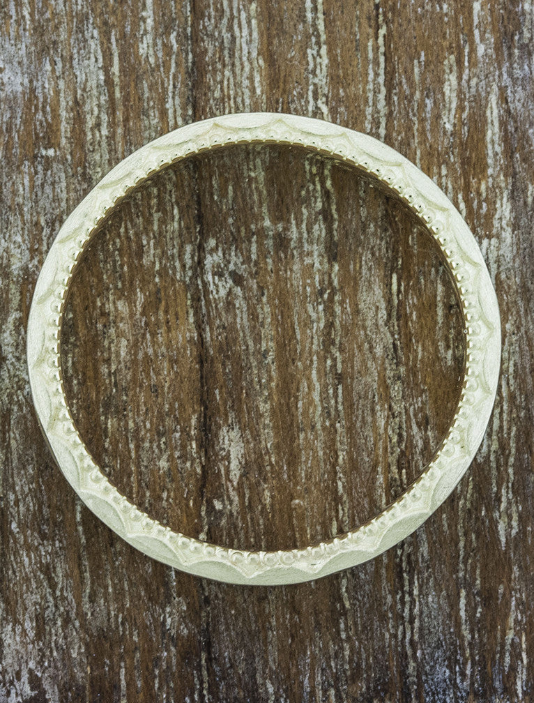 beaded pattern wedding ring