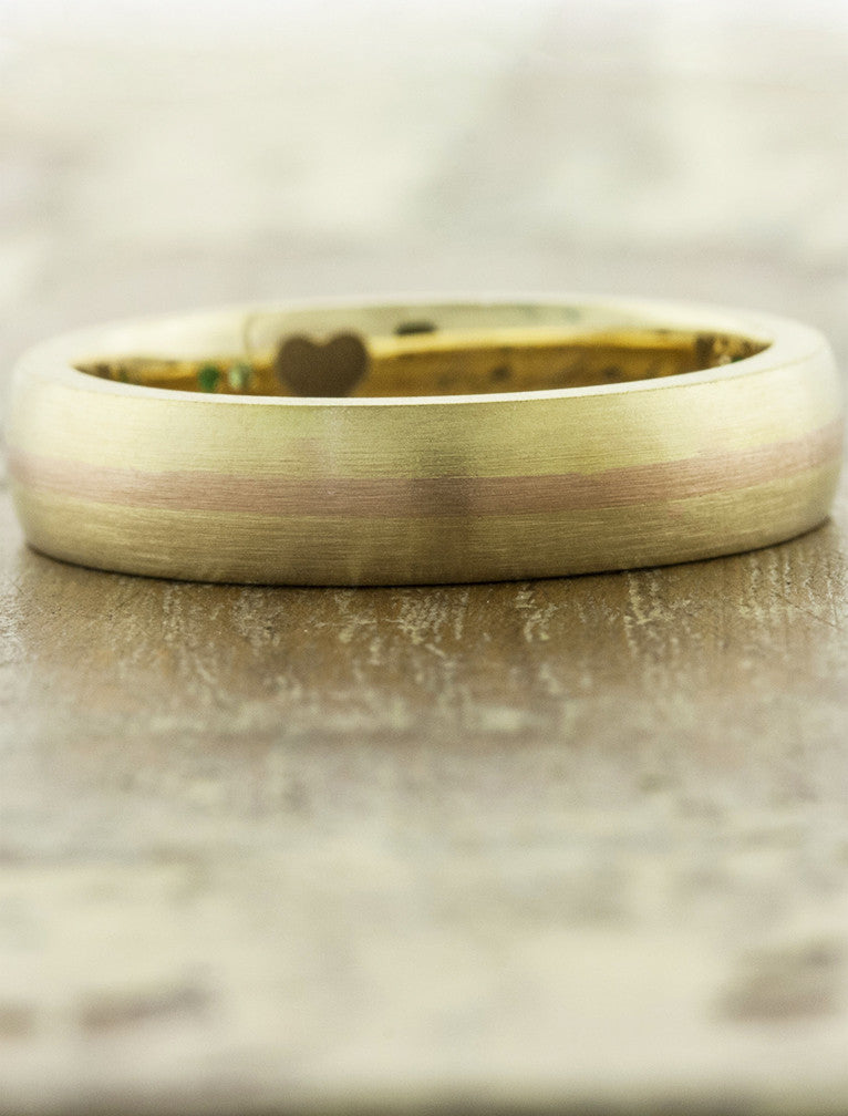 caption:Shown in 18k yellow gold and 14k rose gold
