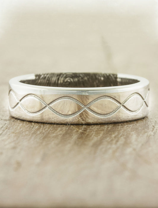 infinity wedding band