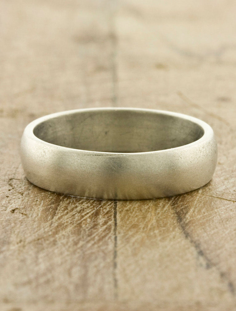 caption:Shown in 6mm width, silver, satin finish