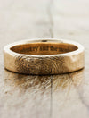 caption:Shown in 14k rose gold, polished finish