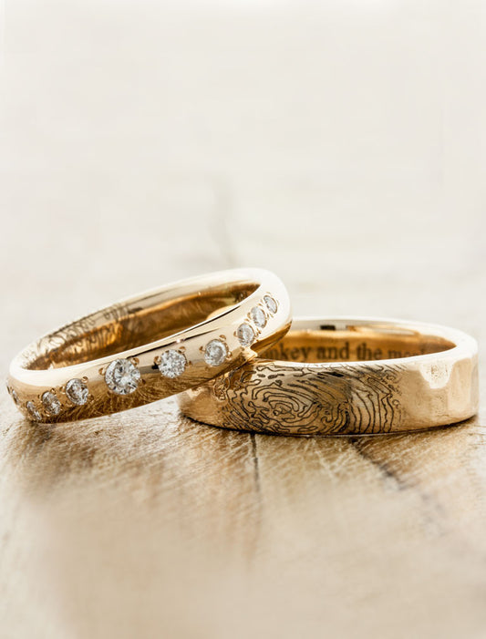 caption:Shown in 14k rose gold, polished finish