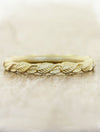 caption:Shown in 14k yellow gold, sandblast finish
