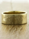 caption:Shown in 18k yellow gold in 8mm width, polished finish
