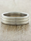 classic men's 5.5m channel wedding ring