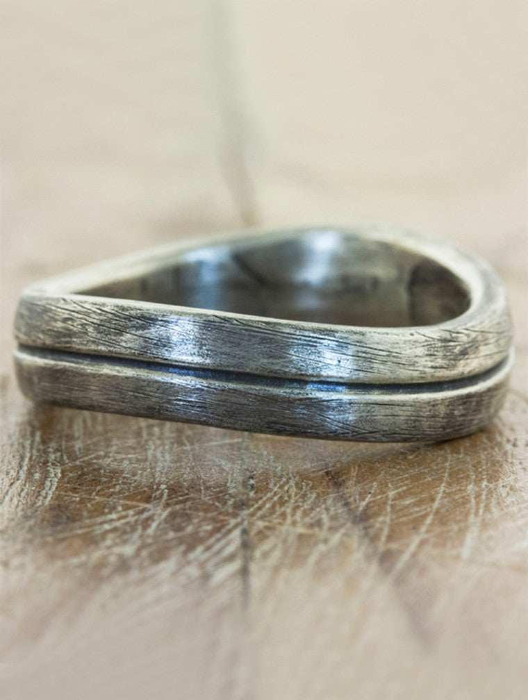 caption:Shown in oxidized silver