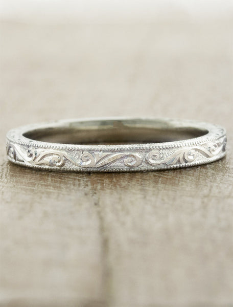 Hand Engraved Wave Edge Ring Hawaiian Hand Engraved Heritage Design Brand  Ring For Anniversary Gifts Bride Wedding Engagement Rings Size  5-11personalized Gift.jewelry Q4O0 - Walmart.com