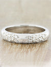 caption:Customized with 4mm width set & 0.60cts of diamonds in 14k white gold