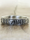 caption:Shown in all platinum with black rhodium accent