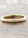 caption:Shown in 2mm width in 14k yellow gold