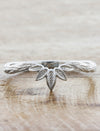 Nature Inspired Bark Textured Wedding Ring