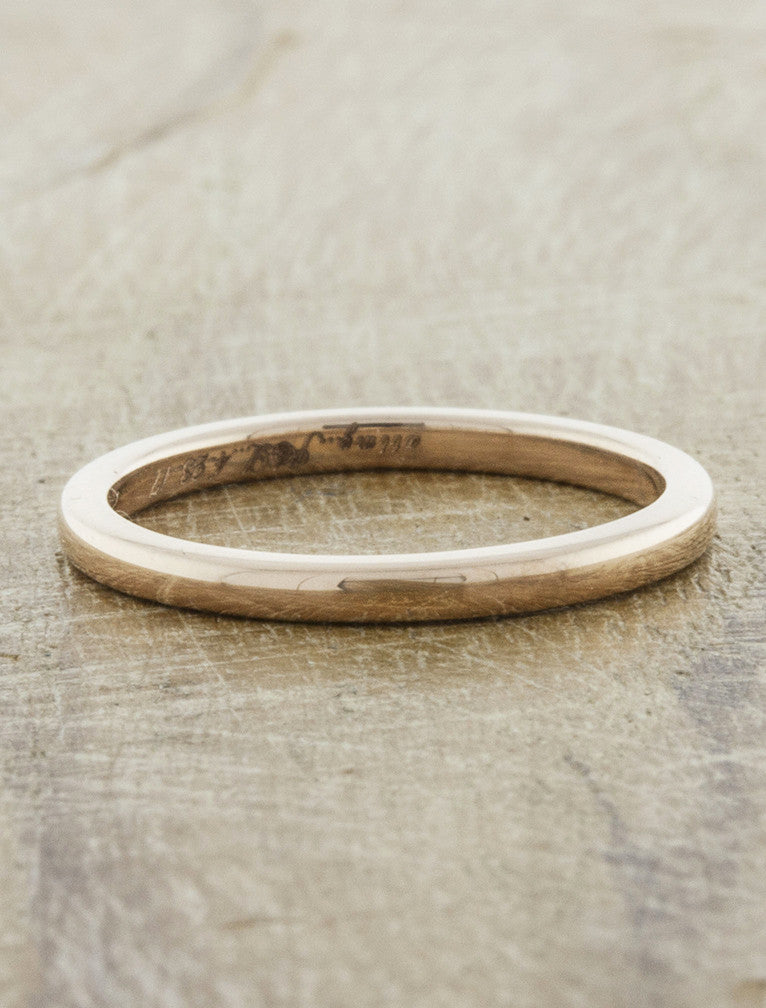 caption:Shown in 14k rose gold