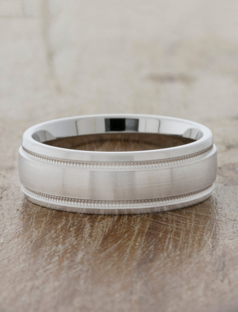 caption:Shown in platinum, satin finish