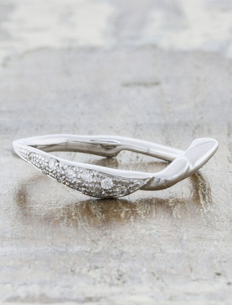 Diamond Ring, Diamond Set Screw Ring, 14K Solid Gold Ring Two Diamonds, Unique  Ring, Minimalist Ring, Dainty Ring, Engagement Ring, Wedding