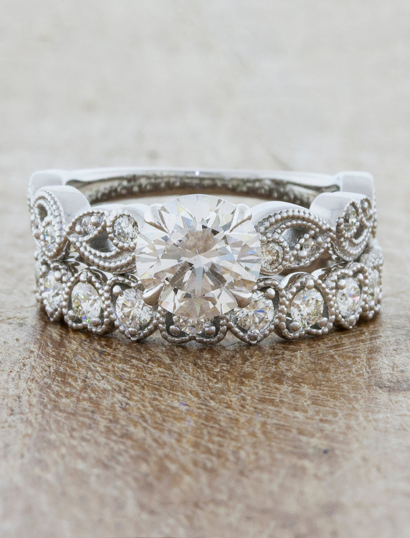 caption:Stacked with Brandee engagement ring