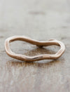 Nature Inspired Wedding Ring with Leaf Details