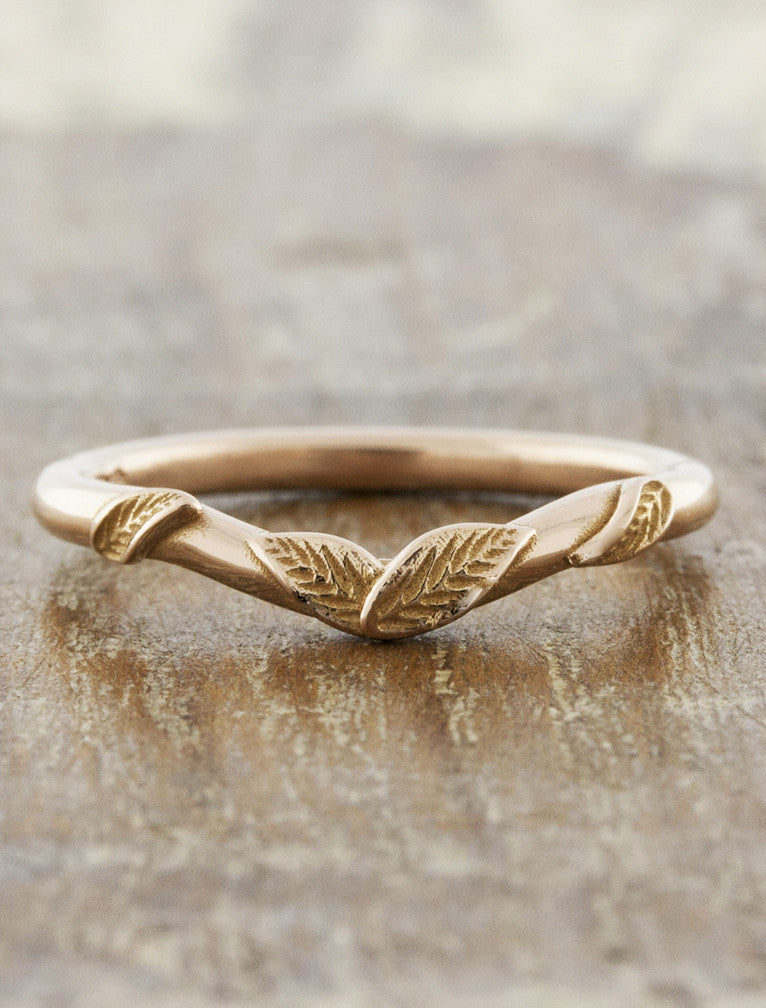 Leaf wedding ring 60 photos - Astyledwedding.com