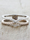 caption:Customized in mixed 14k white & rose gold