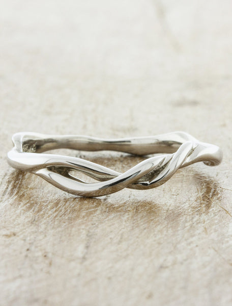 sculptural branch wedding ring